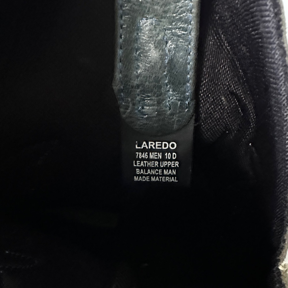 Laredo Brown and Green Western Boots - Picture 4 of 5